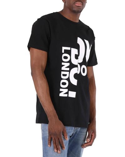 BOY London Cotton Upcycled T-shirt - Black