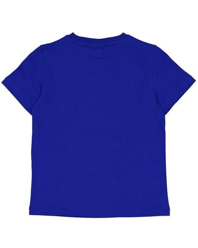 Save The Duck Kids Smiley Logo Print T-shirt - Blue