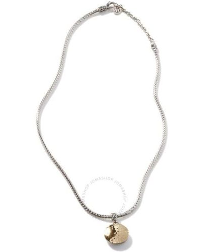 John Hardy Palu Reversible Pendant Necklace - Metallic