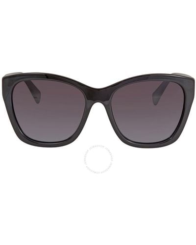 Ferragamo Grey Gradient Cat Eye Sunglasses Sf957s 001 56