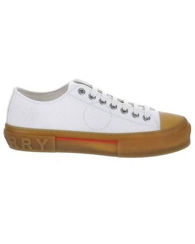 Burberry Logo Detail Jack Low-top Trainers - White