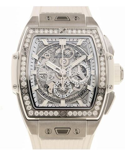 Hublot Big Bang Chronograph Automatic Diamond Watch - Metallic