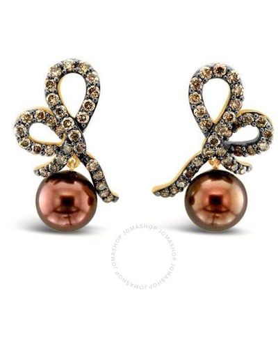 Le Vian Wisdon Pearls Earrings Set - Metallic