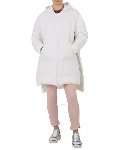 MM6 by Maison Martin Margiela Mm6 Embroidered Padded Coat - White