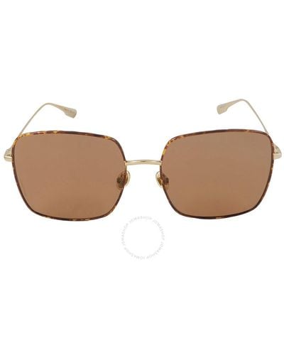 Dior Brown Square Sunglasses