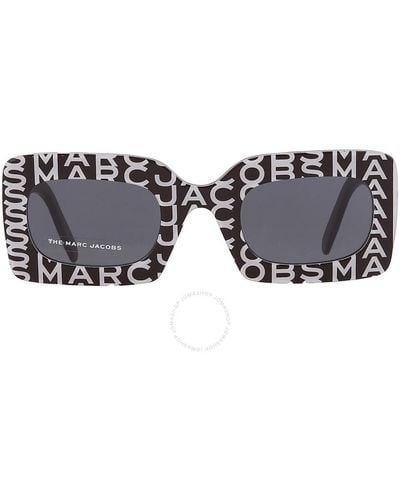 Marc Jacobs Gray Square Sunglasses Marc 488/n/s 003k/ir 51 - Multicolor