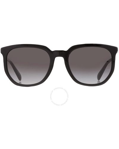 COACH Grey Gradient Square Sunglasses Hc8384u 50028g 55 - Black
