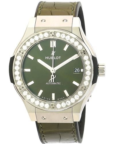 Hublot Classic Fusion Automatic Dial Watch - Green