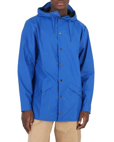 Rains Waves Waterproof Lightweight Jacket - Blue