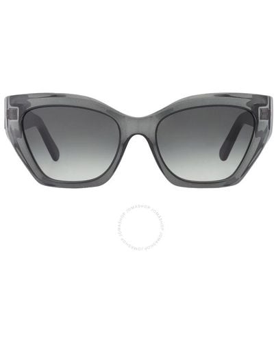 Ferragamo Gray Gradient Cat Eye Sunglasses Sf1043s 316 54