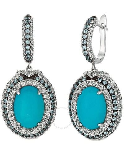 Le Vian Semi Precious Fashion Earrings - Blue