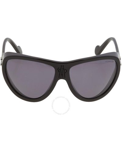 Moncler Gray Mask Sunglasses