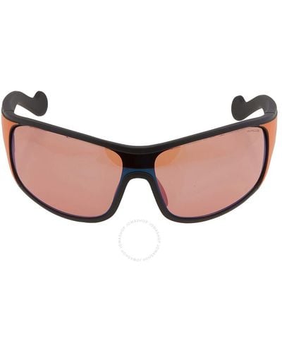 Moncler Wrap Sunglasses Ml0129 05e 00 - Pink