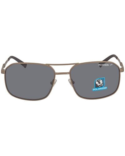 Arnette Dark Grey Pilot Sunglasses