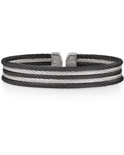 Alor Black & Grey Cable Mini Cuff