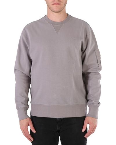 A_COLD_WALL* Slate Embroidered Crewneck Sweatshirt - Grey