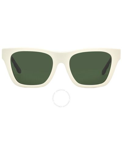 Tory Burch Solid Dark Green Rectangular Sunglasses Ty7181u 190671 52