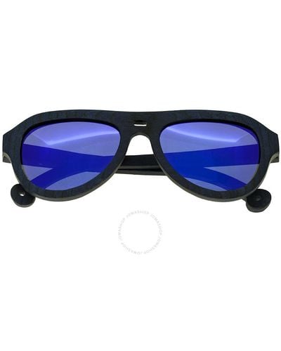 Spectrum Machado Wood Sunglasses - Blue