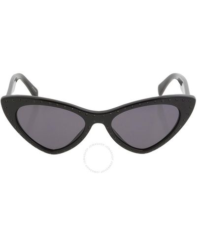 Moschino Cat Eye Sunglasses Mos006/s 02m2/ir 52 - Gray