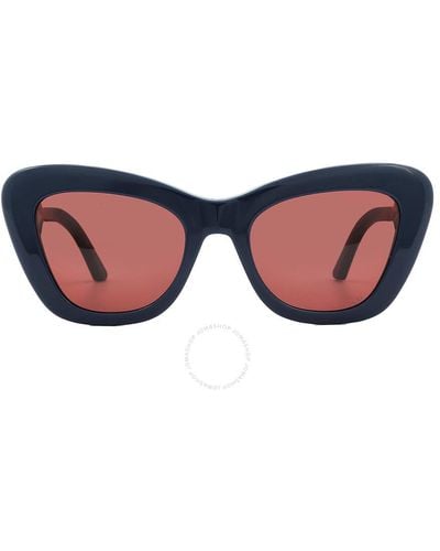Dior Cat Eye Sunglasses Bobby Bui Cd40084u 90s 52 - Blue