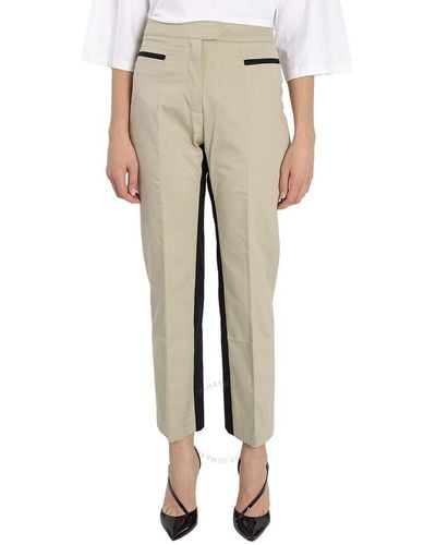 Palm Angels Straight-leg Panelled Two-tone Pants - Natural