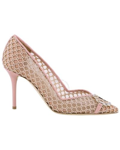 Malone Souliers Collina 8 Mesh Court Shoes - Pink