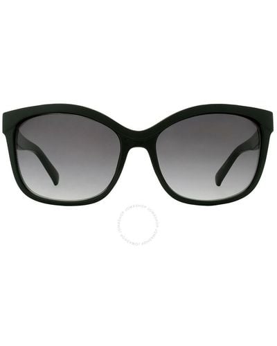 Guess Factory Smoke Gradient Cat Eye Sunglasses Gf0300 01b 57 - Black