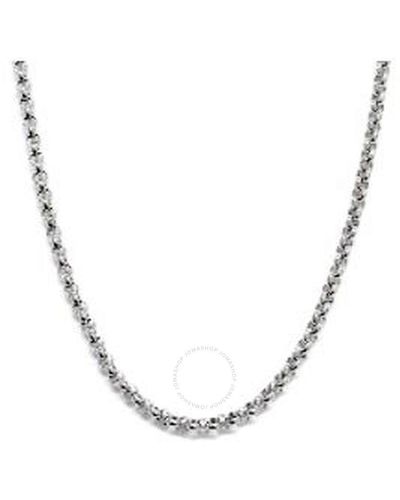 Charriol Forever Young Steel Cable Necklace - Metallic