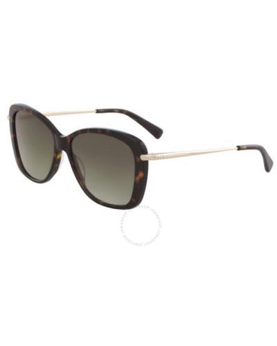 Longchamp Brown Gradient Butterfly Sunglasses Lo616s 213 56