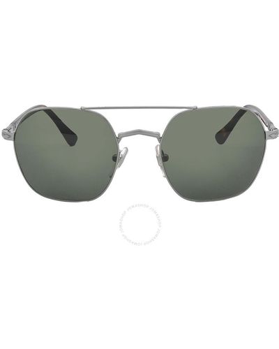 Persol Green Navigator Sunglasses Po2483s 513/31 52 - Grey