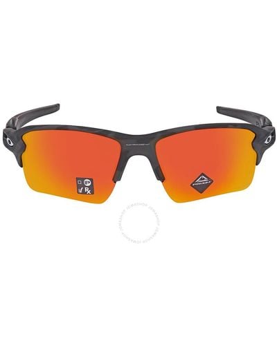 Oakley Flak 2.0 Xl Prizm Ruby Sport Sunglasses - Orange