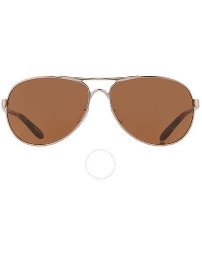 Oakley Feedback Prizm Bronze Pilot Sunglasses Oo4079 4079475 9 - Brown