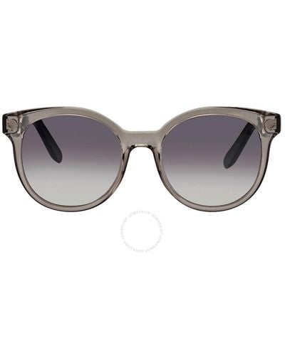 Ferragamo Gradient Round Sunglasses Sf833s 290 - Gray