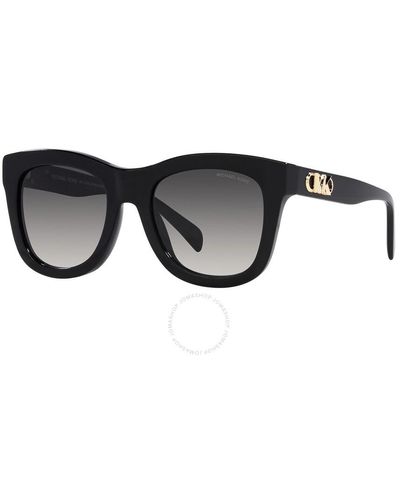 Michael Kors Grey Gradient Square Sunglasses Mk2193u 30058g 52 - Black