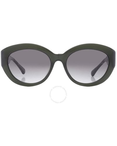 Michael Kors Brussels Light Grey Gradient Cat Eye Sunglasses Mk2204u 39478g 54