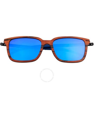Earth Multi-color Square Sunglasses - Blue