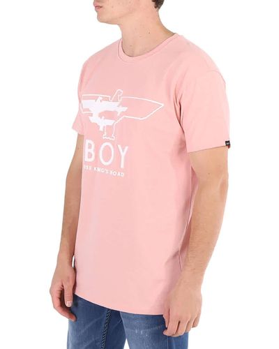 BOY London Cotton Boy Myriad Eagle T-shirt - Pink