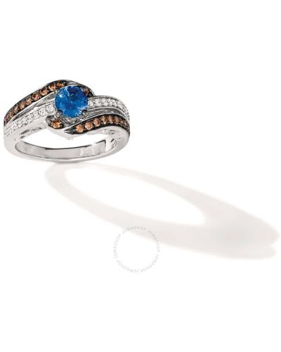Le Vian Cornflower Sapphire Centerstone Rings Set - Blue