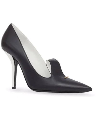 Burberry Two-tone Leather Point-toe Pumps - Multicolour