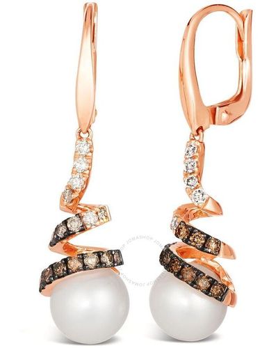 Le Vian Wisdon Pearls Earrings Set - Metallic