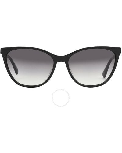 Longchamp Gray Gradient Cat Eye Sunglasses Lo659s 001 57 - Black