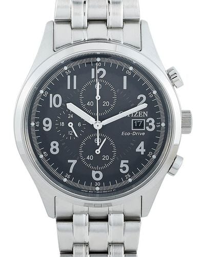 Citizen Chandler Chronograph Quartz Watch -59h - Metallic