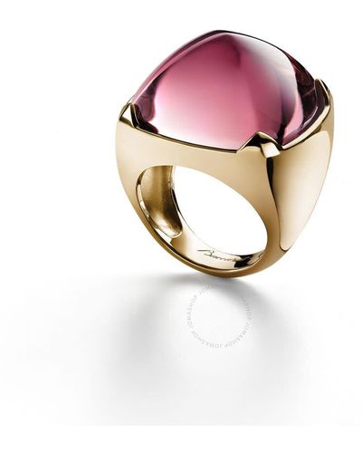 Baccarat Medicis Vermeil Crystal Ring 2803188 - Pink