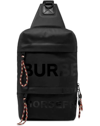 Burberry Blaze Horseferry One Strap Shoulder Bag - Black