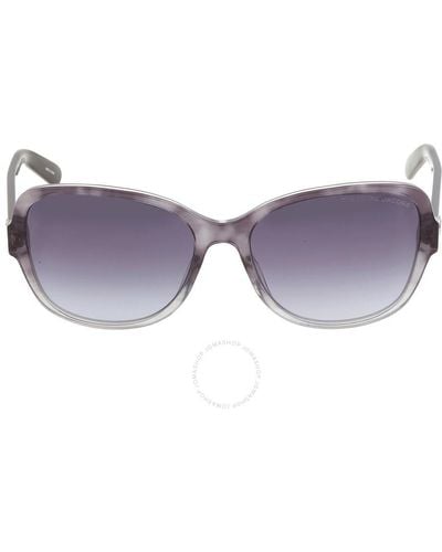 Marc Jacobs Dark Grey Gradient Cat Eye Sunglasses - Purple