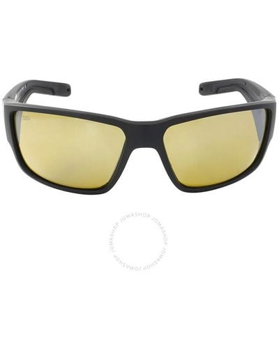 Costa Del Mar Blackfin Pro Sunrise Silver Mirror Polarized Glass Sunglasses 6s9078 907805 60 - Yellow