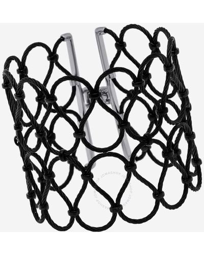 Alor Stainless Steel Cable Bracelet 04-52-0288-00 - Black