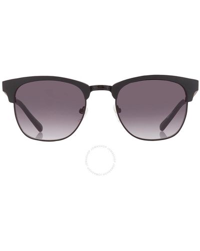 Guess Factory Gradient Smoke Oval Sunglasses Gf0170 02b 52 - Brown