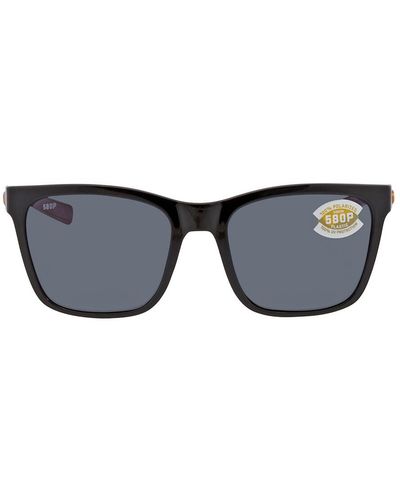 Costa Del Mar Panga Polarized Polycarbonate Sunglasses Pag 259 Ogp 56 - Blue