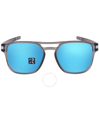 Oakley Latch Beta Prizm Sapphire Square Sunglasses Oo9436 943606 54 - Blue